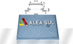 Tampa Articulada Incêndio 600 x 400 mm – Classe 125KN