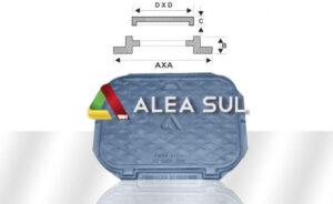 Tampa Articulada T-33 – 431 X 555 mm – Classe 125 KN