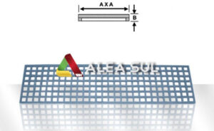 Grelha Quadriculada 100 x 1000 x 16